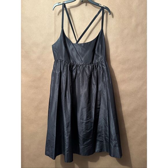 JCrew Silk Crossback Dress - Picture 1 of 9